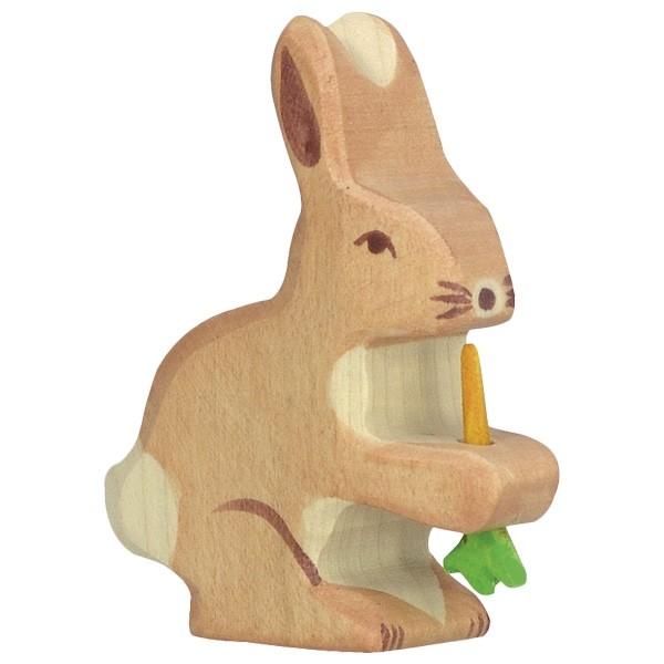 Figurine Lapin avec carotte