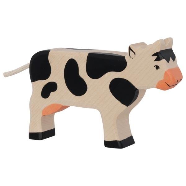 Figurine Vache debout, noir