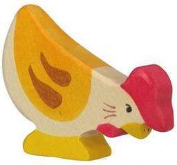 Figurine Poule, picorant