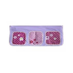 Sac en tissu motif Lilas pour lit enfant  superposé