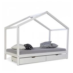 Lit D'Enfant avec matelas 90x200 Lit Maison Lit Cabane Lit