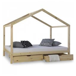 Lit enfant avec matelas 90x200 Lit cabane Lit enfant Lit en bois