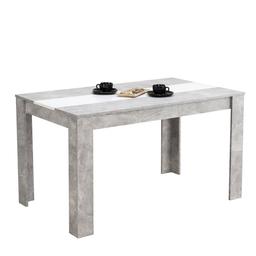 Table en Bois - Gris Blanc