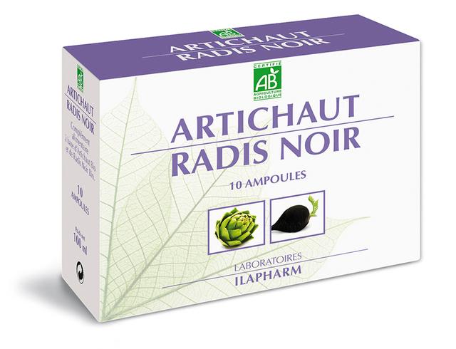 Artichaut Radis noir BIO - Détox-Draineur - 10 ampoules