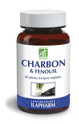 Charbon Fenouil BIO - Ballonnement, flatulences -  60 gélules