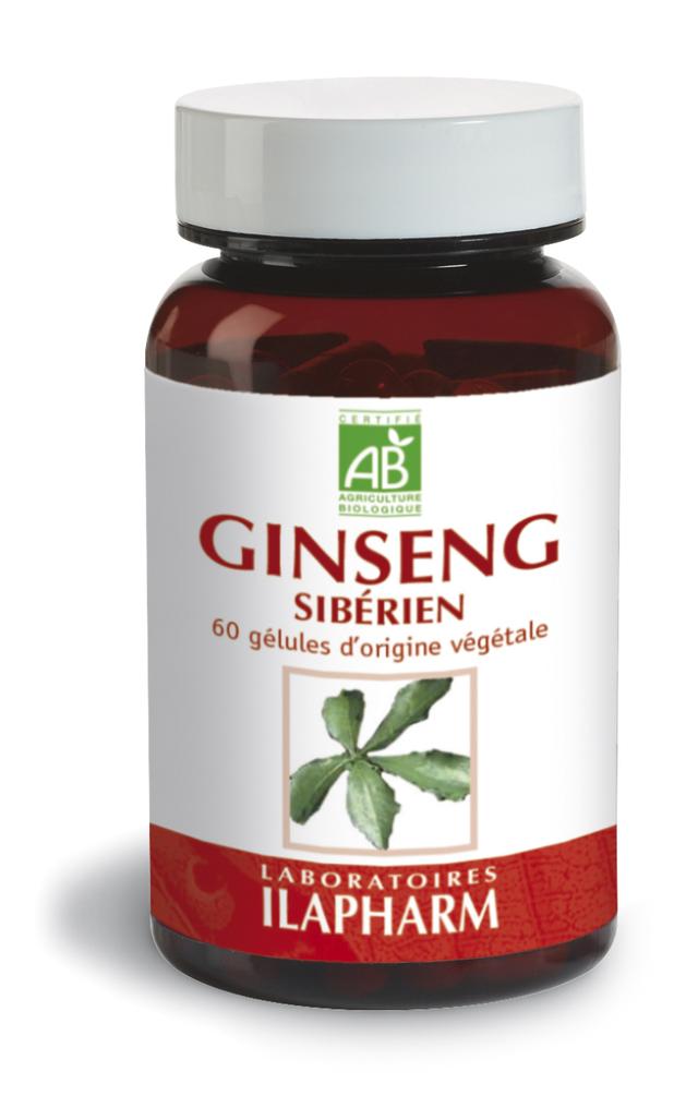 Ginseng Sibérien BIO - Renforcez votre organisme -  60 gélules