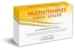 Multivitamines- Tonus et vitalité - 30 comprimés