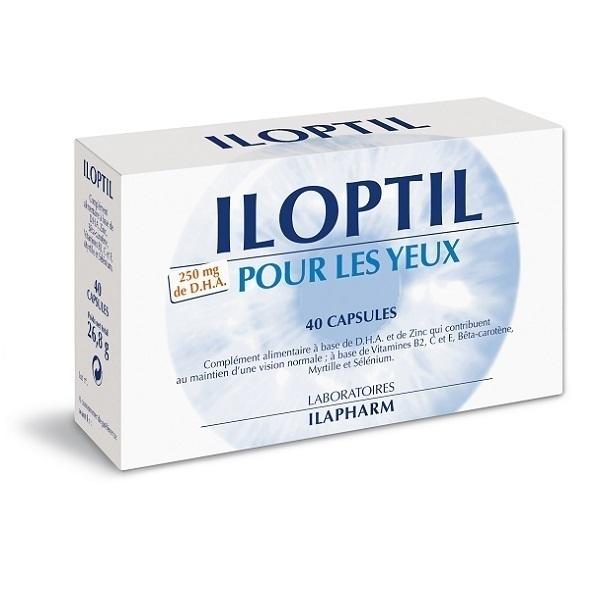 Iloptil Vision - Défendez votre capital vision - 40 capsules