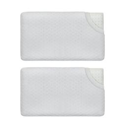 Lot de 2 Oreillers Enfant Respirant en Tissu de Bambou