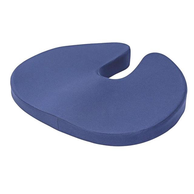 Coussin Ergonomique d'Assise en Forme de U - Charbon de Bambou