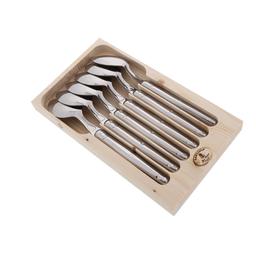 Coffret 6 cuillères de table Laguiole en inox