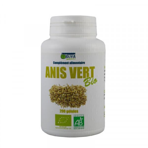 Anis vert Bio - 200 gélules végétales de 230 mg