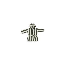 Peignoir 1-2 ans Stripe Éponge Vert Feuille GOTS