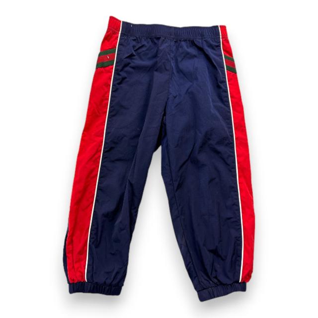 GUCCI, Pantalon de jogging bleu et rouge, 3 ans