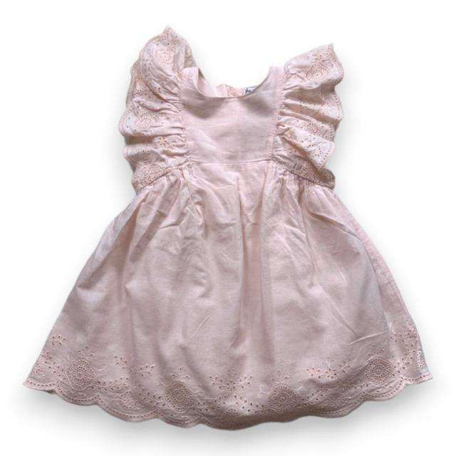 TARTINE & CHOCOLAT, Robe rose avec broderies, 2 ans