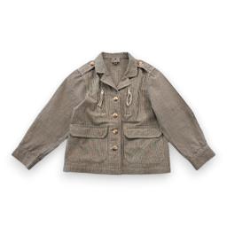 BONTON, Veste verte à rayures, 4 ans