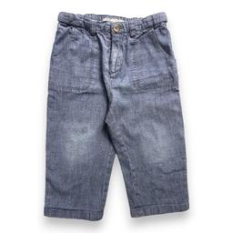 BONPOINT, Pantalon droit bleu, 2 ans