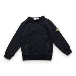 STONE ISLAND, Sweat noir avec poches, 3 ans