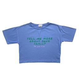 WE ARE KIDS, T shirt bleu à inscriptions, 4/5 ans