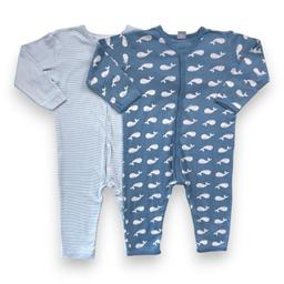 PETIT BATEAU, Lot de 2 pyjamas légers, 2 ans