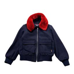 PAUL SMITH, Manteau en laine bleu marine, 8 ans