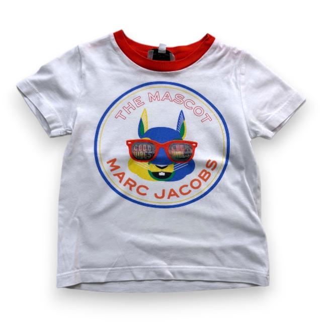 MARC JACOBS, T-shirt blanc avec imprimé, 3 ans