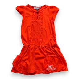 DKNY, Robe à manches courtes orange neuve, 12 mois