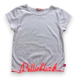 BILLIEBLUSH, T-shirt blanc à manches courtes avec broderie, 4 an