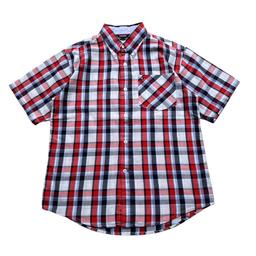 TOMMY HILFIGER, Chemise à carreaux rouge bleue et blanche, 12 an