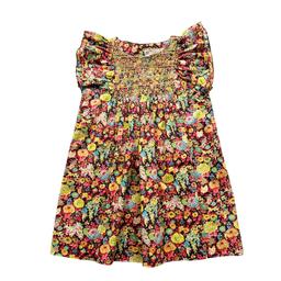 BONPOINT, Robe à fleurs multicolore avec broderies, 3 ans