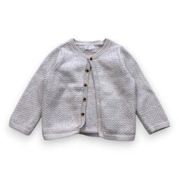 Natalys, Cardigan blanc effet maille, 2 ans