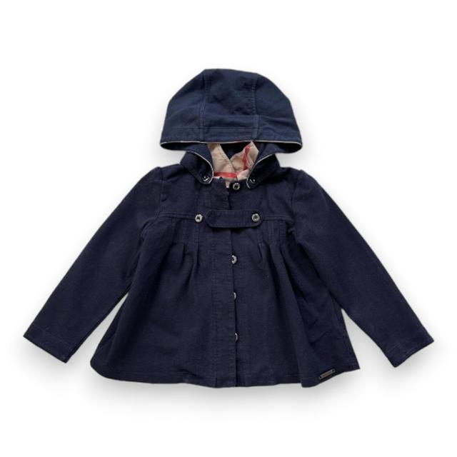 BURBERRY, Veste façon trench bleu marine, 3 ans