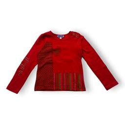 KENZO, T-shirt manches longues rouge, 5 ans