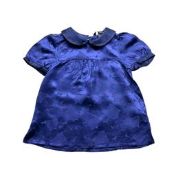 MARC JACOBS, Blouse bleue en soie avec coeurs, 4 ans