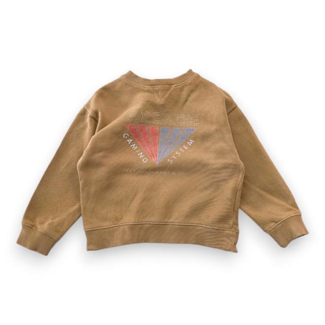 HUNDRED PIECES, Sweat marron avec imprimé, 4 ans