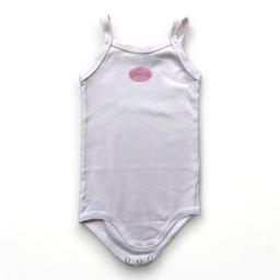 PETIT BATEAU, Body rose et blanc à rayures, 12 mois