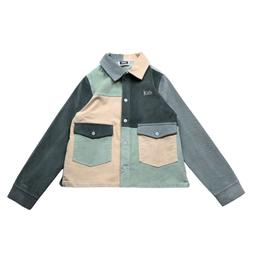 KITH, Veste chemise verte et rose, 10 ans