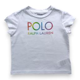 RALPH LAUREN, T shirt blanc manches courtes détails colorés, 2 a