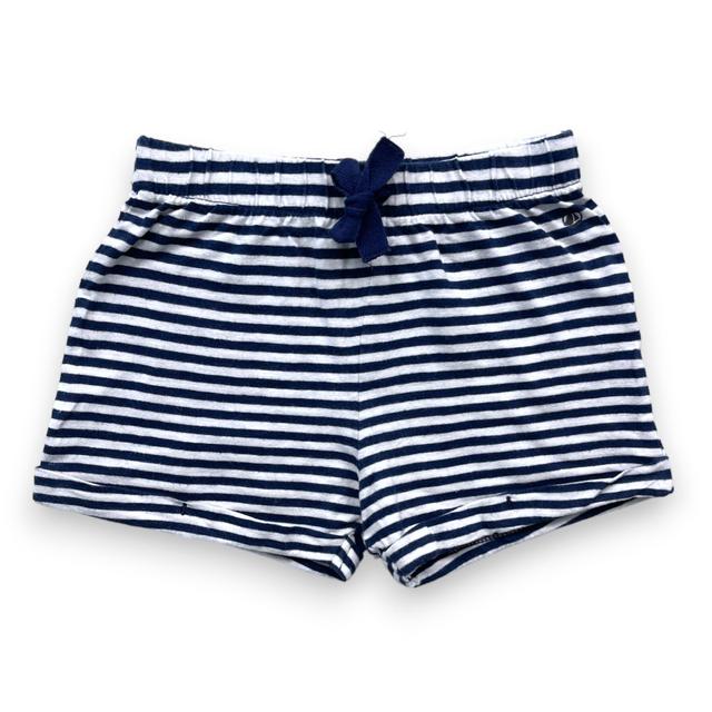 PETIT BATEAU, Short à rayures, 2 ans