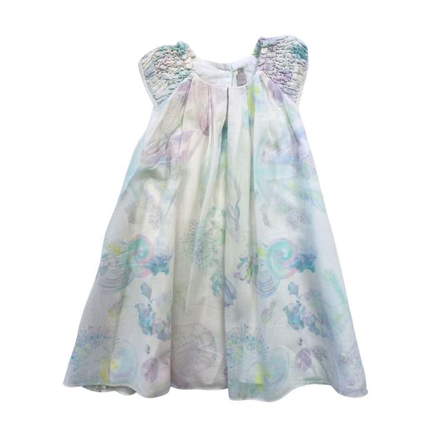 BABY DIOR, Robe légère sans manches à motifs pastels, 2 ans