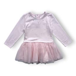 ABSORBA, Robe rose bi-matière tulle, 2 ans