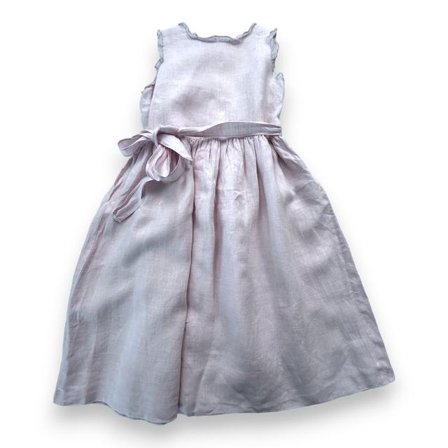 BONPOINT, Robe rose en lin, 10 ans