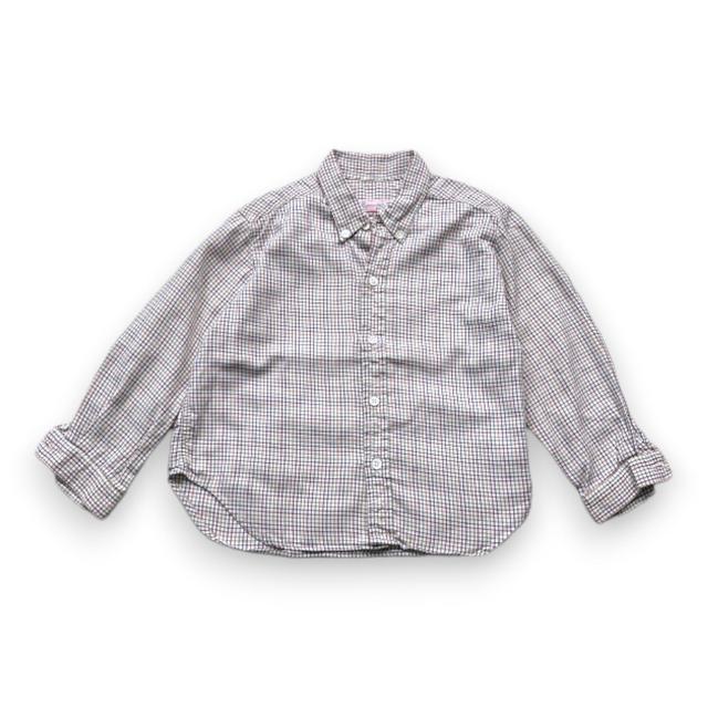 BONPOINT, Chemise à manches longues beige à carreaux, 3 ans