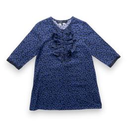 MARC JACOBS, Robe bleue et noire motifs coeurs, 6 ans