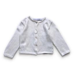 LA CHATELAINE, Cardigan blanc, 12 mois