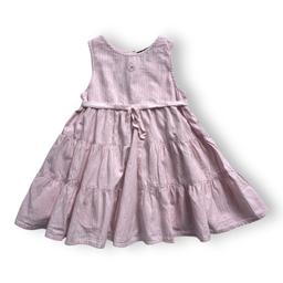 LILI GAUFRETTE, Robe rose rayée, 2 ans