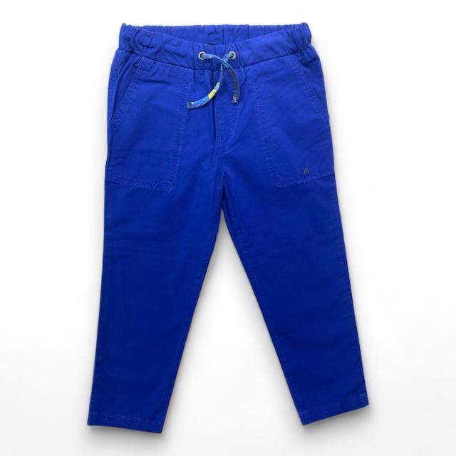 JUNIOR GAULTIER, Pantalon droit bleu profond (neuf), 4 ans