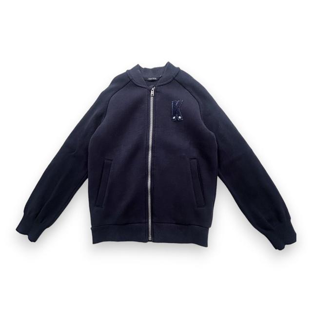 IKKS, Veste bombers bleu marine manches longues broderie dos, 8