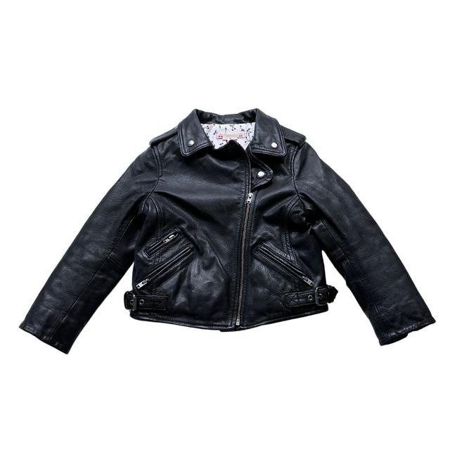 BONPOINT, Veste simili cuir noire, 4 ans