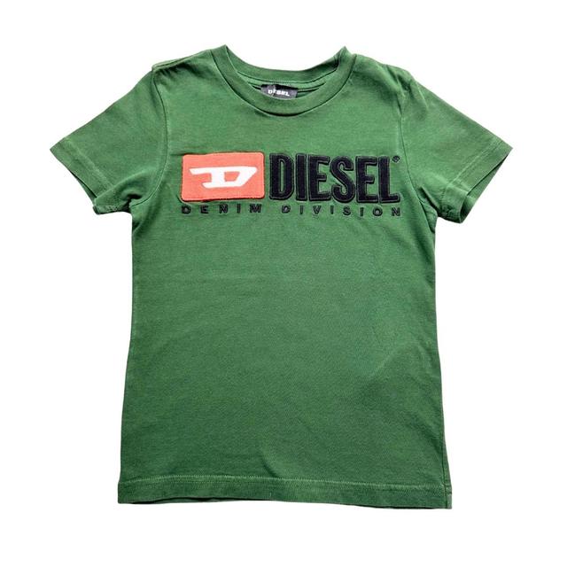 DIESEL, T-shirt vert avec imprimé, 4 ans